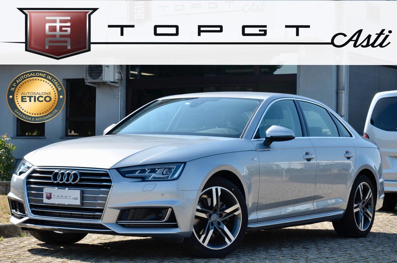 AUDI A4 40 2.0 TFSI ULTRA MILD HYBRID S LINE 190cv S-TRONIC, ECCELLENTI CONDIZIONI, EURO 6C, UFF ITALIANA, MATRIX, RETROCAMERA, PERMUTE