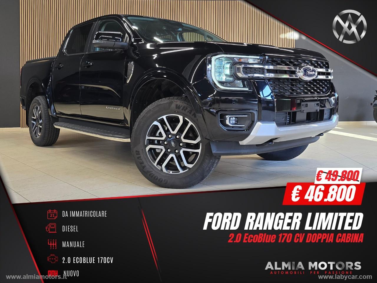 FORD Ranger 2.0 ECOBLUE DC Limited 5pt.