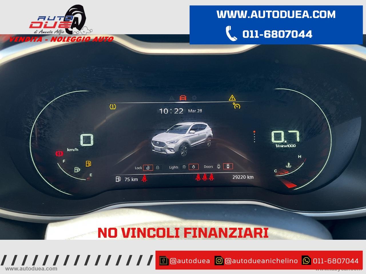 MG ZS 1.5 VTi-tech Luxury NO VINCOLI FINANZIARI
