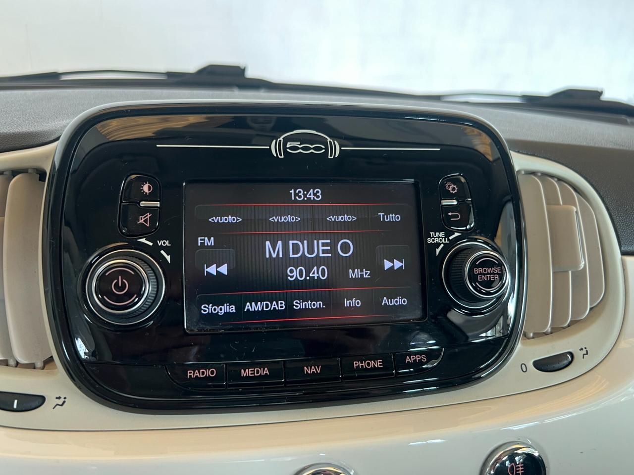 Fiat 500 1.2 Lounge km 64.110 ok neopatentati