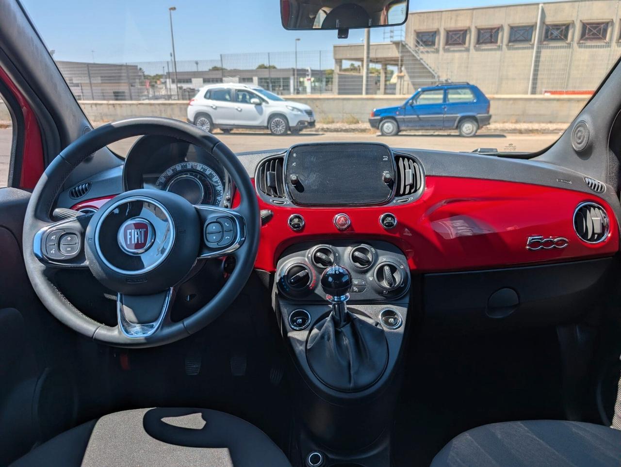 Fiat 500 1.0 Hybrid Red