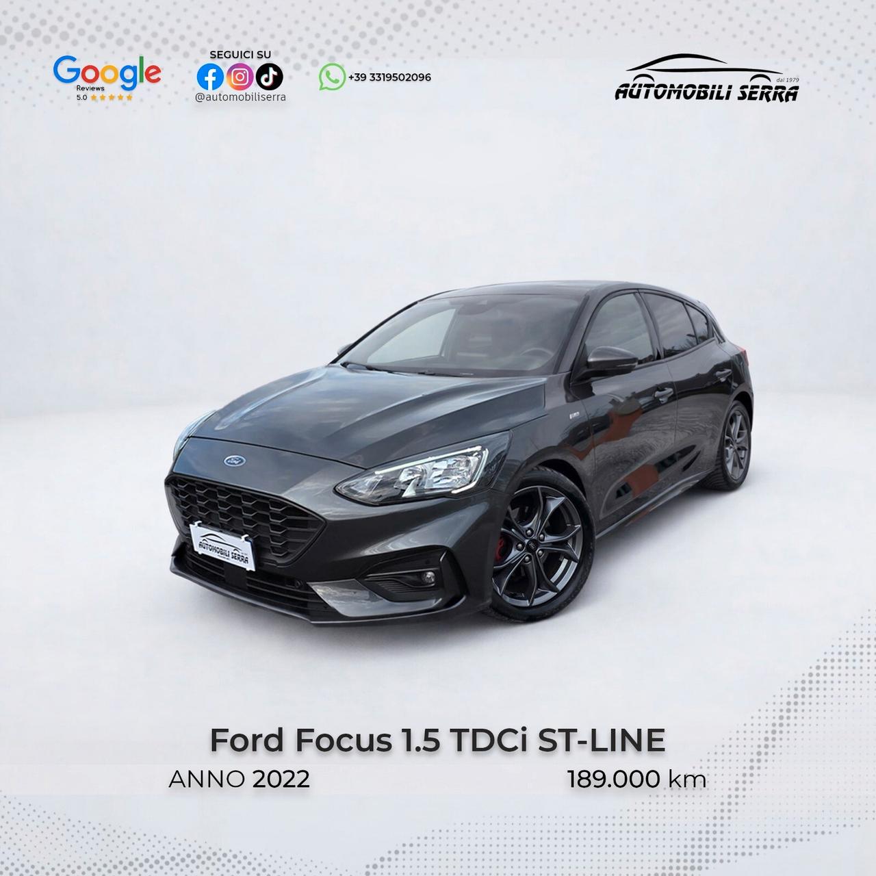 Ford Focus 1.5 EcoBlue 120 CV automatico 5p. ST-Line