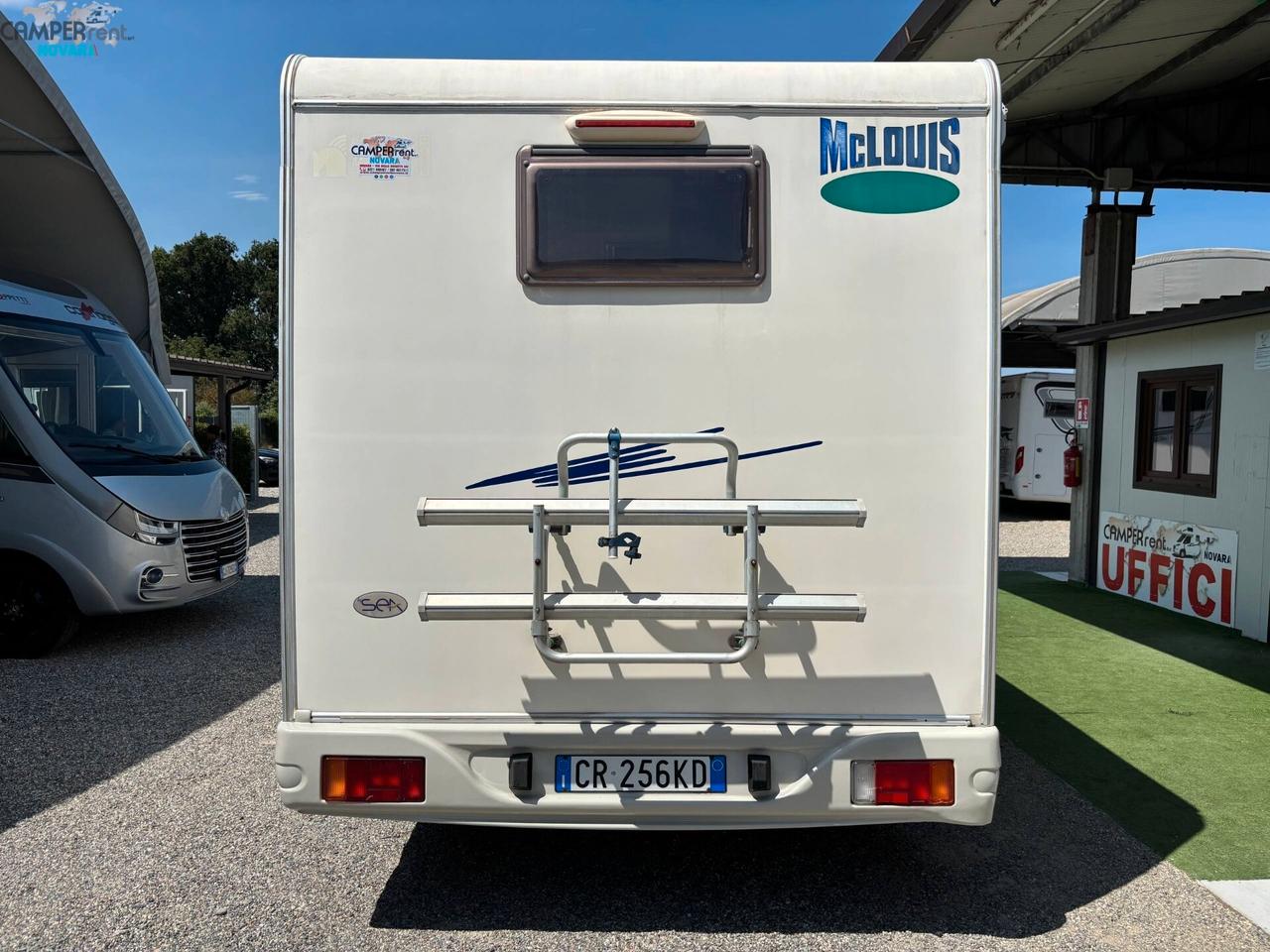 MCLOUIS LAGAN 253 - Semintegrale con letto matrimoniale in coda ed ampio garage foro 77x122