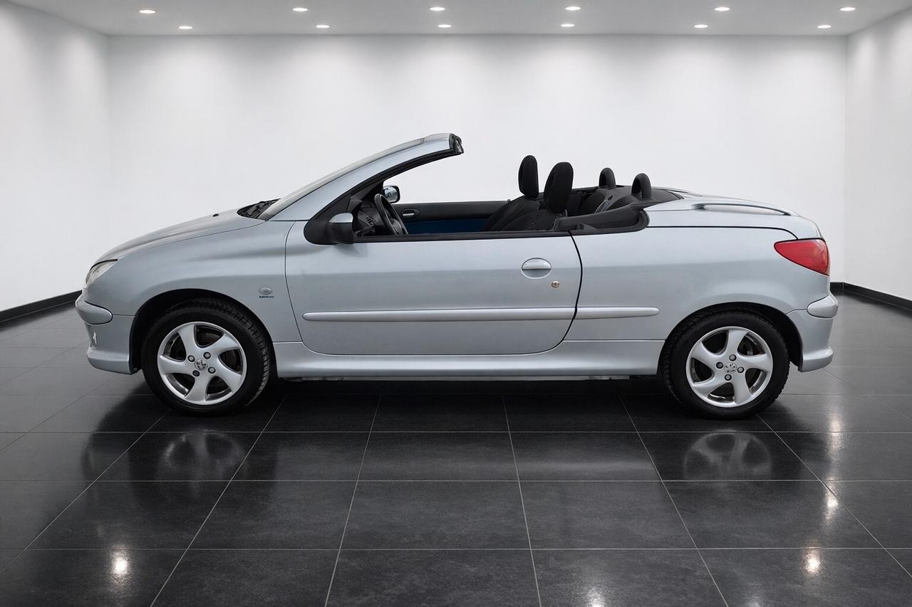 PEUGEOT 206 CABRIO 2004 1.6 16V UNICOPROPIETARIO 68.000KM NEOPATENTATI