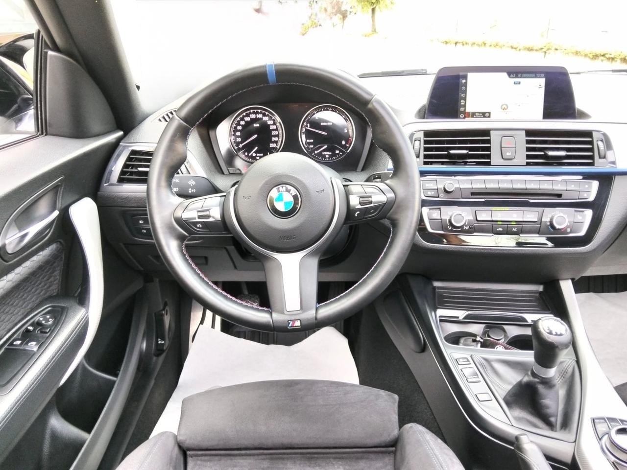 Bmw 220d Coupé Sport 190Cv*Manuale*Tetto*Navi*Alcantara