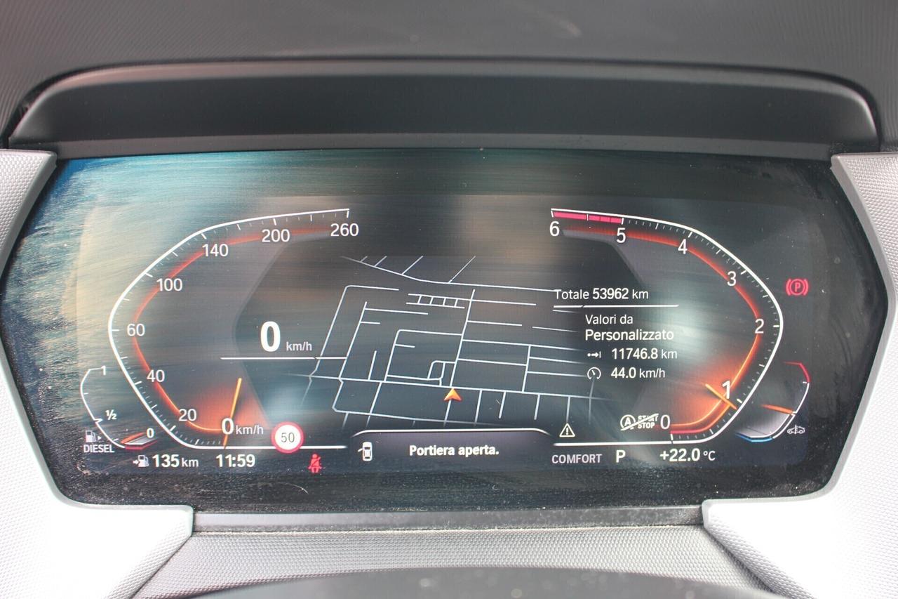 BMW 116 D AUTOMATICA *PREZZO VERO* VIRTUAL CRONO TAGLIANDI