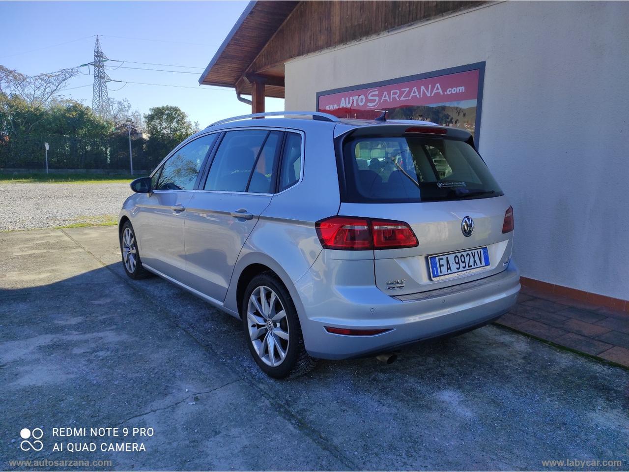 VOLKSWAGEN Golf Sportsvan 1.6TDI110DSGExec 4FreeBMT 3 ANNI GARANZIA -- 15GG SODDISFATTI O RIMBORSATI