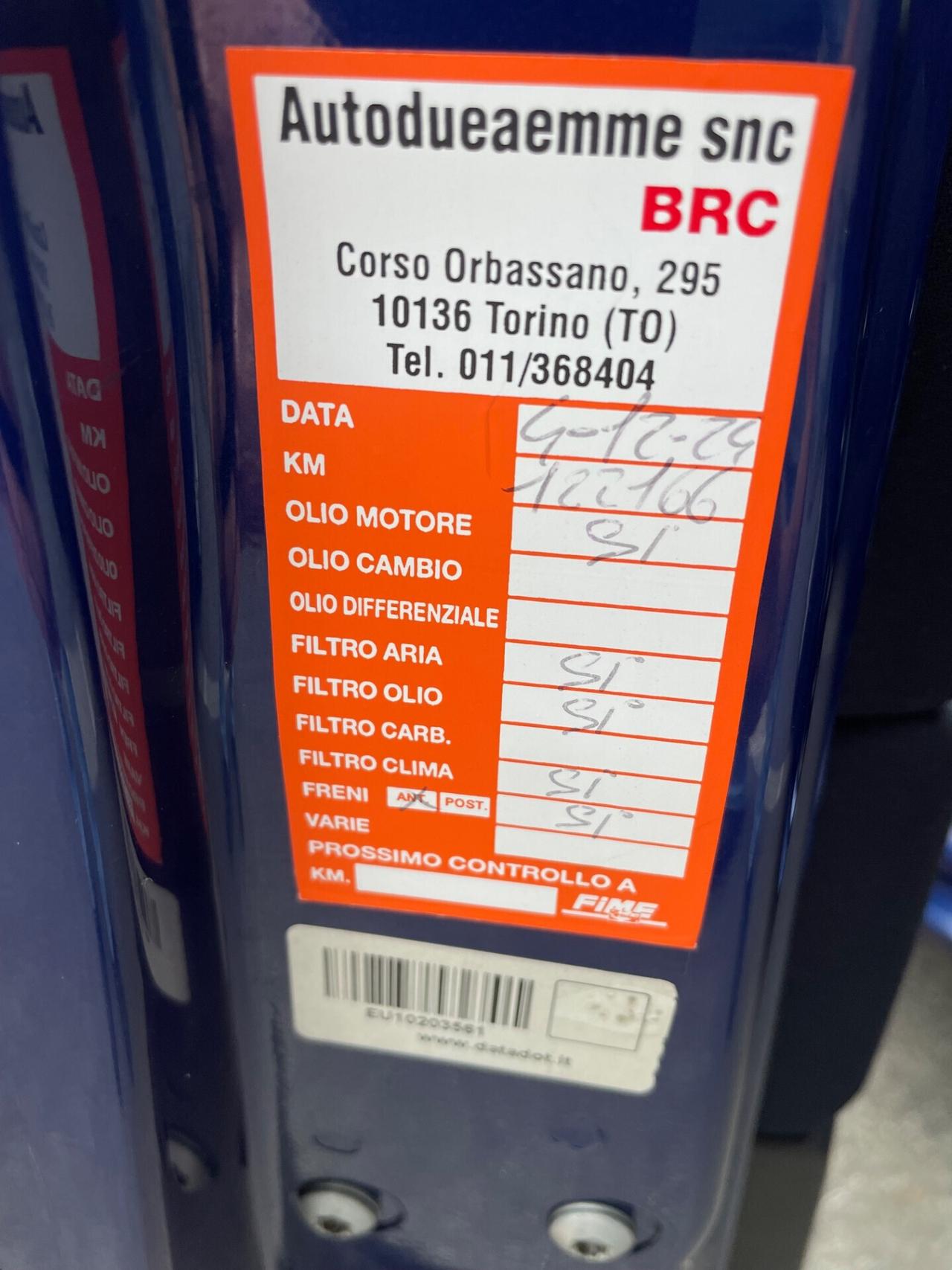 Fiat Idea 1.4 BlackEnergy GPL GARANZIA 12 MESI