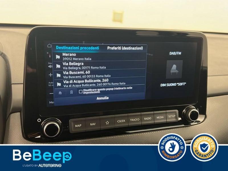 Hyundai Kona 1.6 GDI HEV XLINE 2WD 141CV DCT