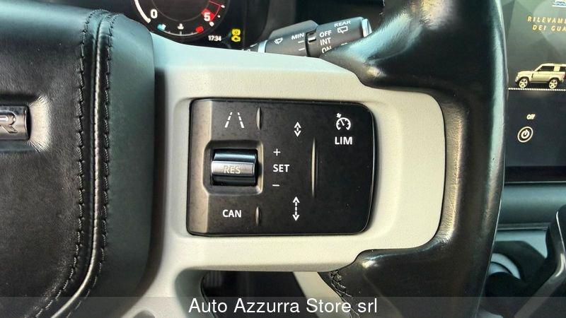 Land Rover Defender 90 3.0D I6 300CV AWD Auto X | IVA, UNIPRO, TAGLIANDI, UFF.ITA, TETTO, 22'', ACC