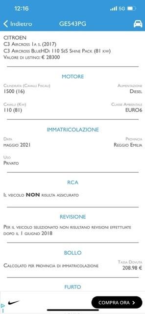 Citroen C3 Aircross BlueHDi 110 S&S C-Series