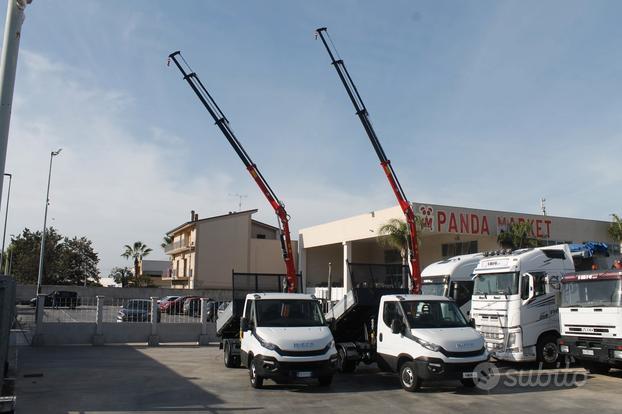 Iveco daily 35-140 cassone ribaltabile e grù nuovi