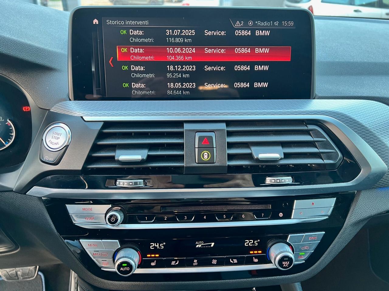 Bmw X4 xdrive25d Msport X auto NIGHT LED/PELLE/360/20;