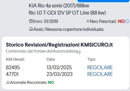 Kia Rio 1.0 T-GDi 120 cv GT Line - 2019