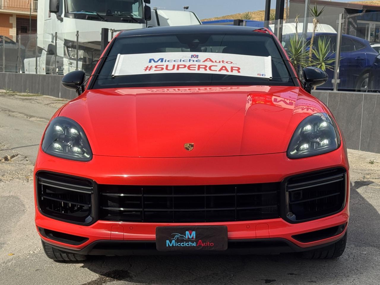 PORSCHE CAYENNE COUPE' TURBO S 4.0 V8 680 CV E-HYBRID LAVA ORANGE FULL IVA