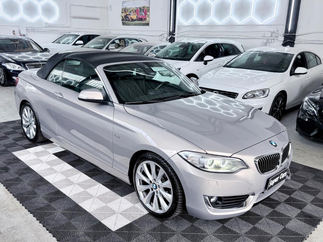 BMW 218d 150CV Cabrio Luxury EURO6 NEOPATENTATI