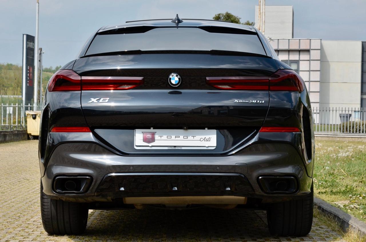 BMW X6 XDRIVE30d MHEV 48V MSPORT 286cv AUTO, FULL OPTIONAL, UFF ITALIANA, SERVICE BMW, EURO 6D, PERMUTE