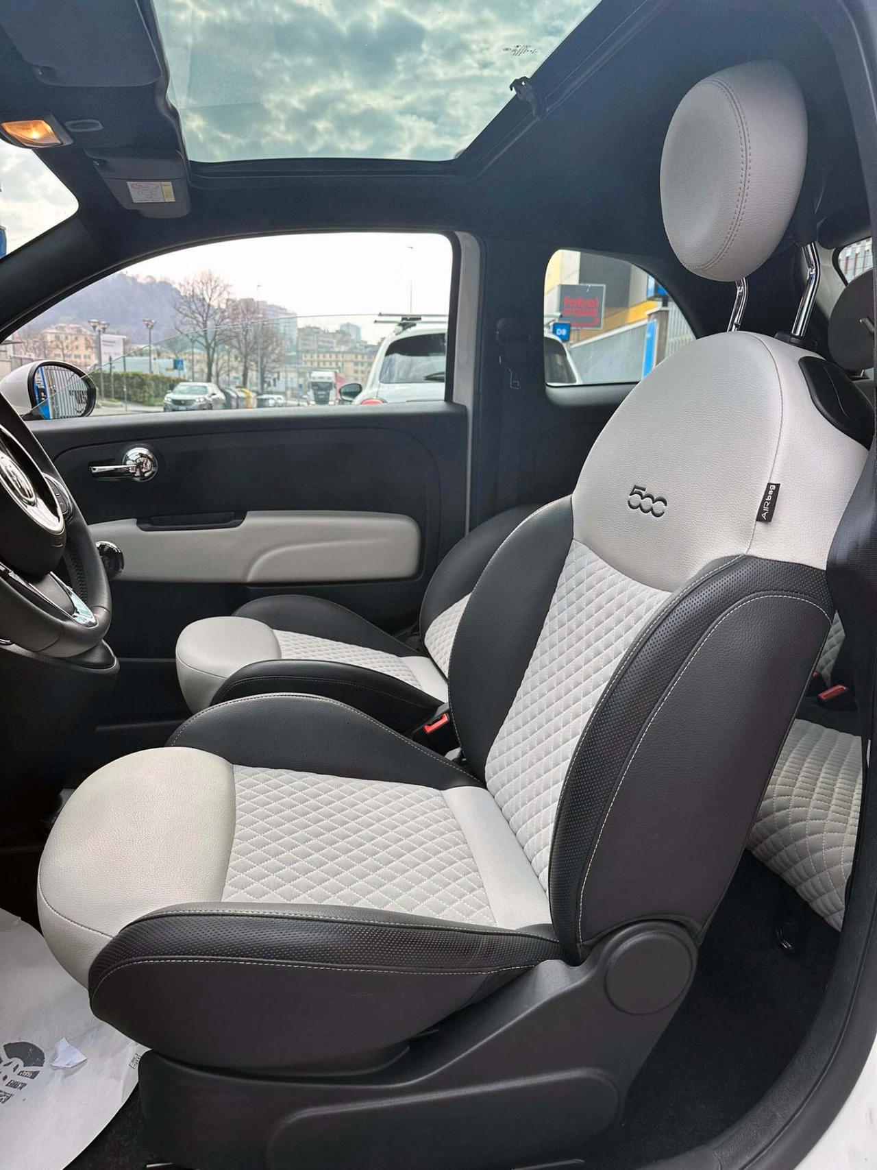 Fiat 500 1.0 Hybrid Dolcevita Interni Misto Pelle
