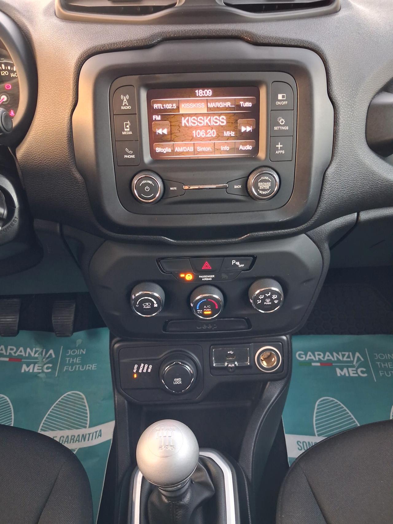 Jeep Renegade 2.0 Mjt 140CV 4WD Longitude 2018