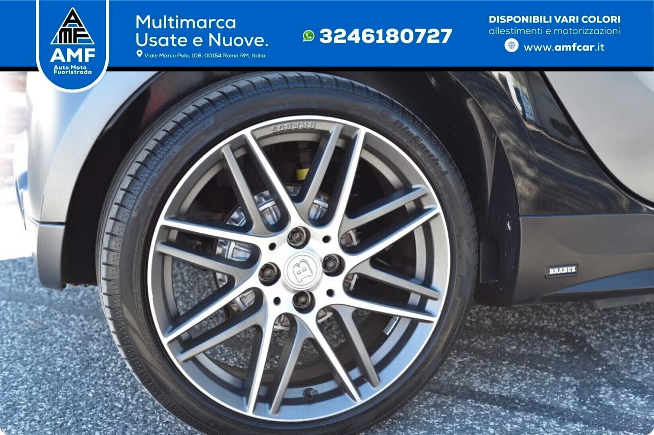 Smart ForTwo BRABUS 109cv Cabrio GRIGIO OPACO NAVICAMERA JBL