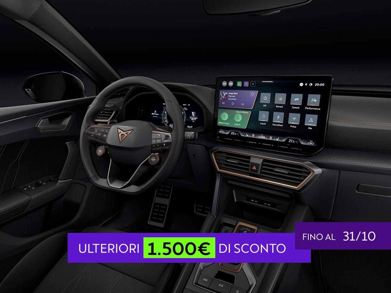 Cupra Leon 1.5 hybrid edge 150cv dsg