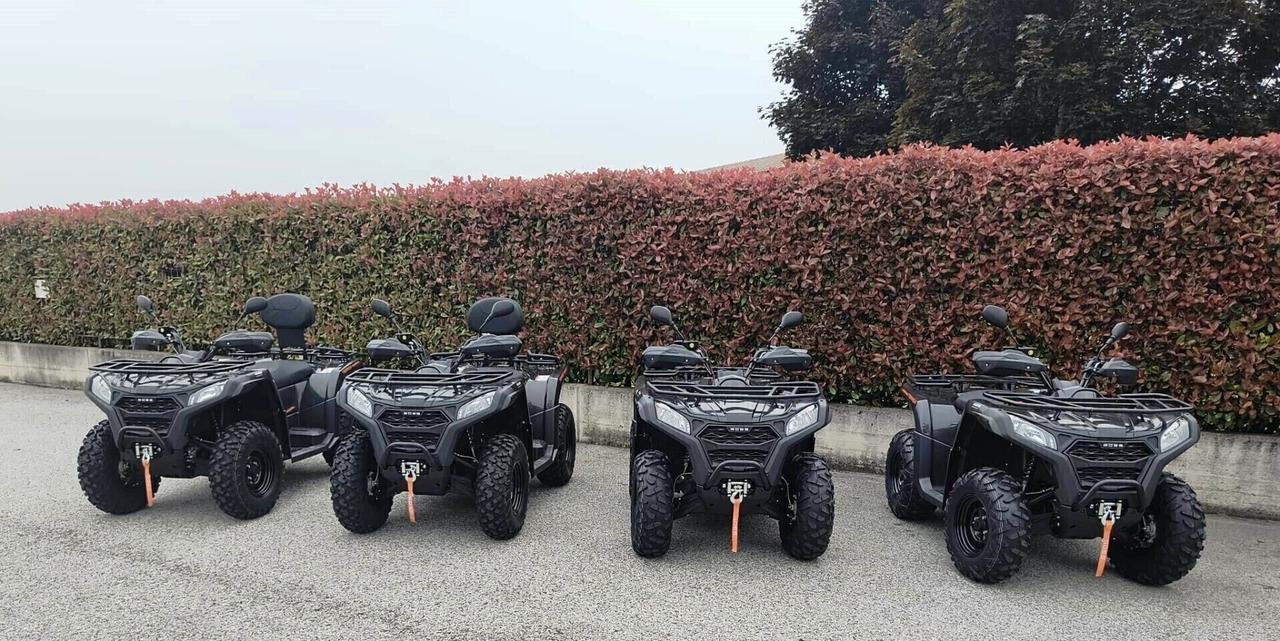 QUAD AGRICOLO TARGA GIALLA GOES 400 4X4 CON RIDOTTE