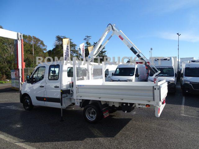 RENAULT Master DOPPIACABINA CASSONE FISSO E GRU ORDINABILE