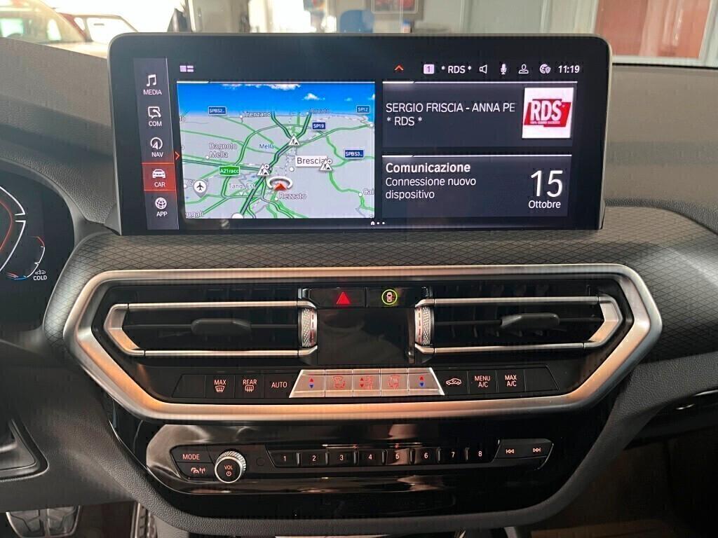 BMW X3 M sport tetto panoramico/apribile mhev 48V auto