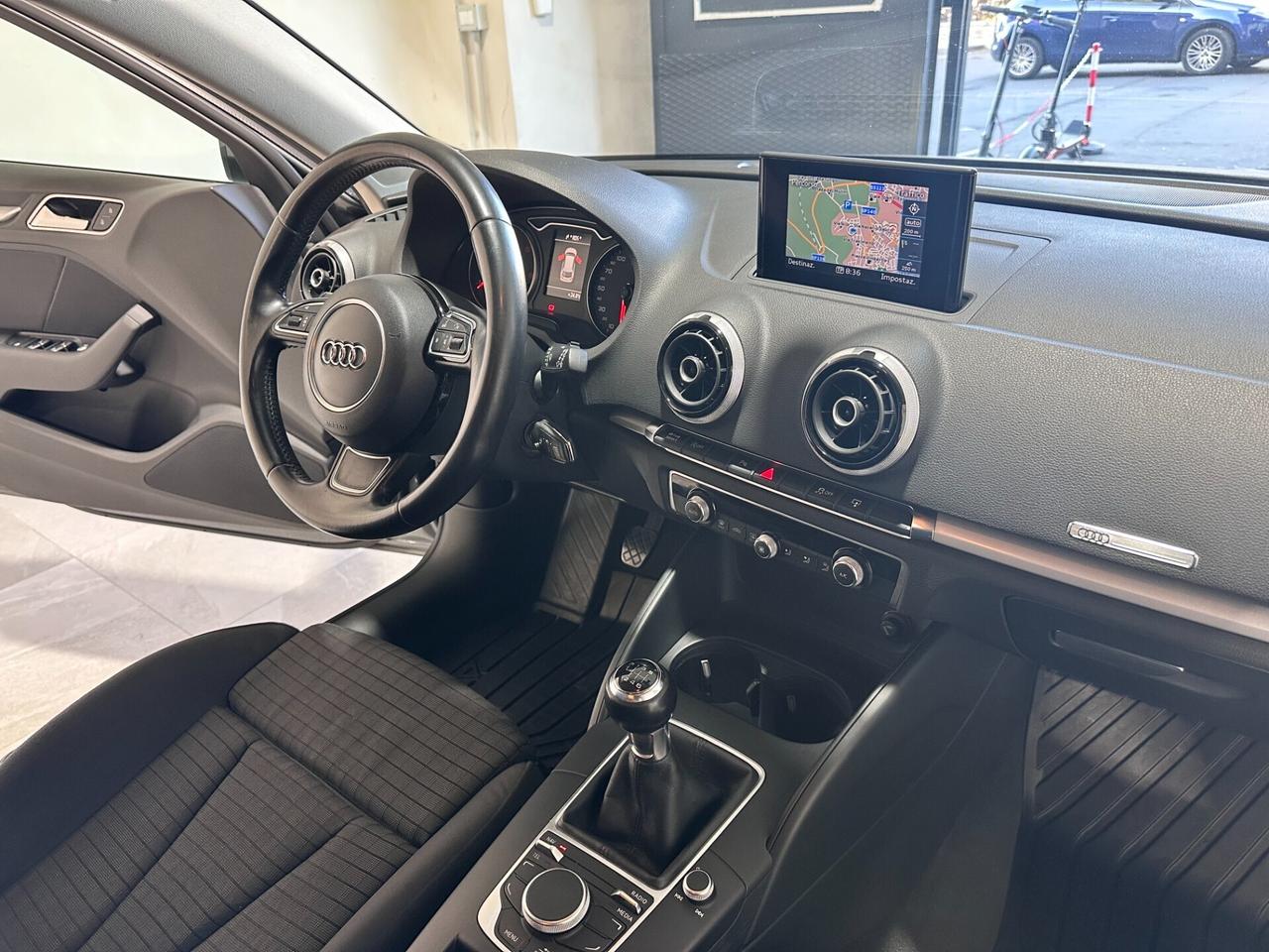 Audi A3 SPB 1.6 TDI 110cv – NAVI – FUL