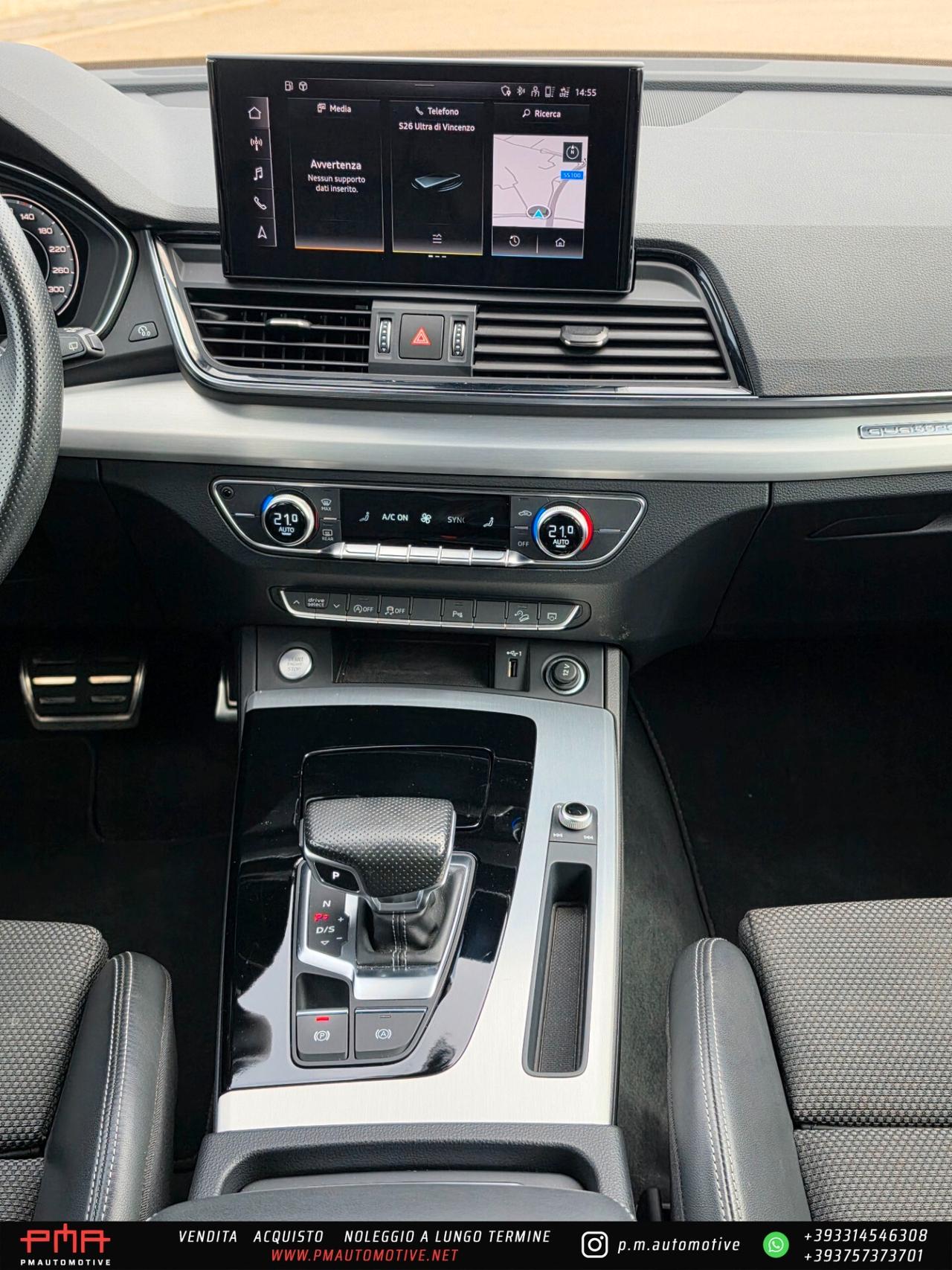 Audi Q5 Sportback 40 2.0 tdi mhev 12V quattro s-tronic S line Plus Matrix 20"