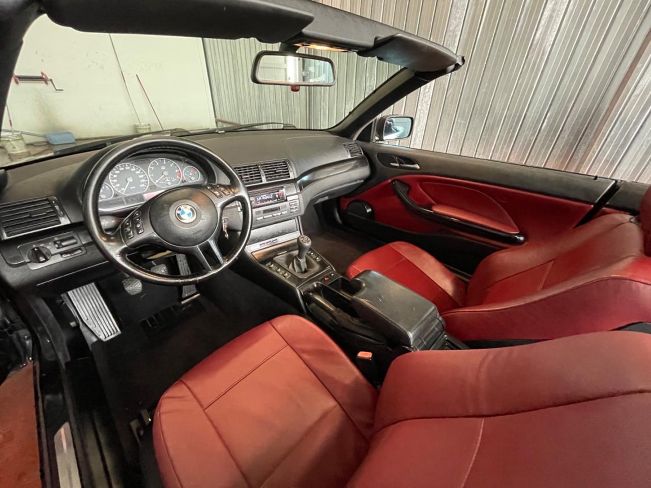 Bmw 330 CI cat Cabrio pelle rossa assetto