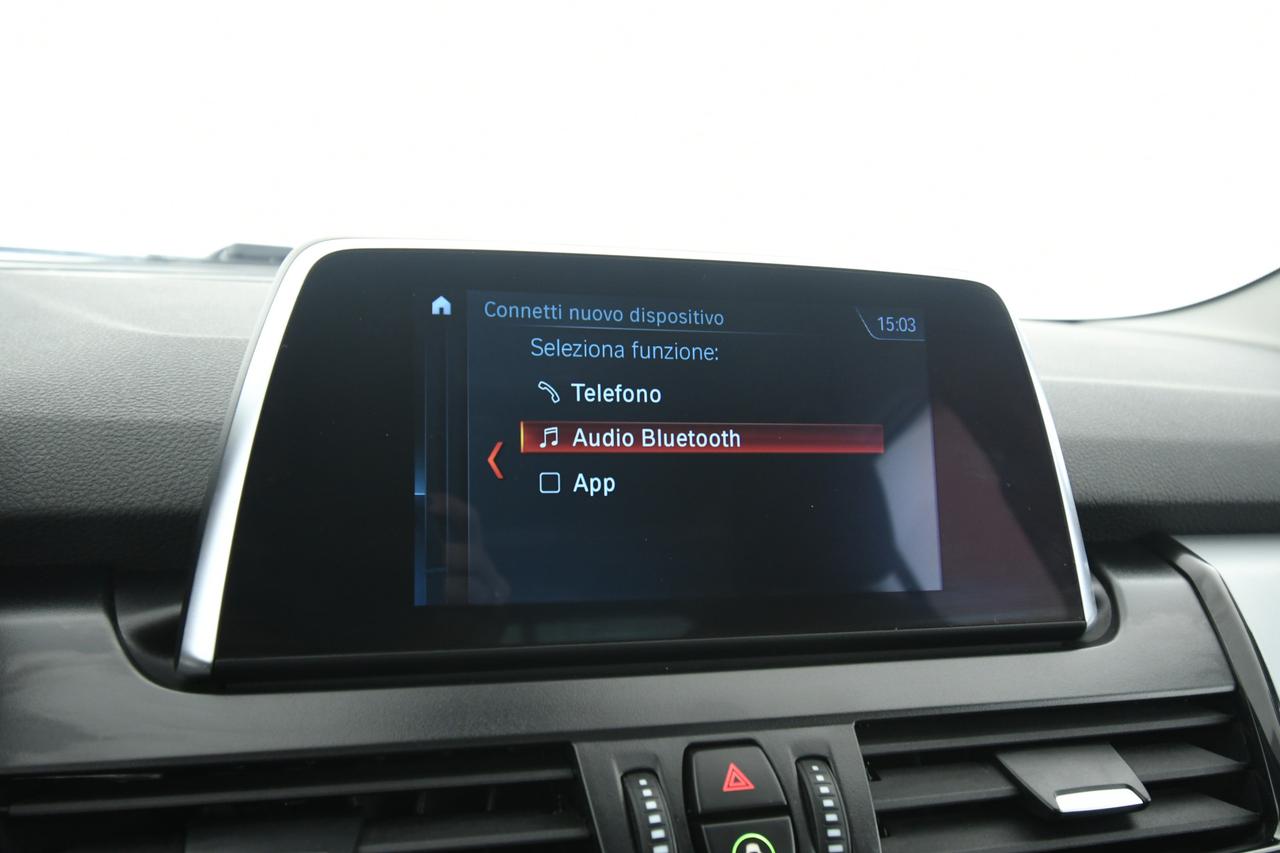BMW 216d Gran Tourer Advantage 7p.ti auto LED+BLUETOOTH+NEOPATENATI