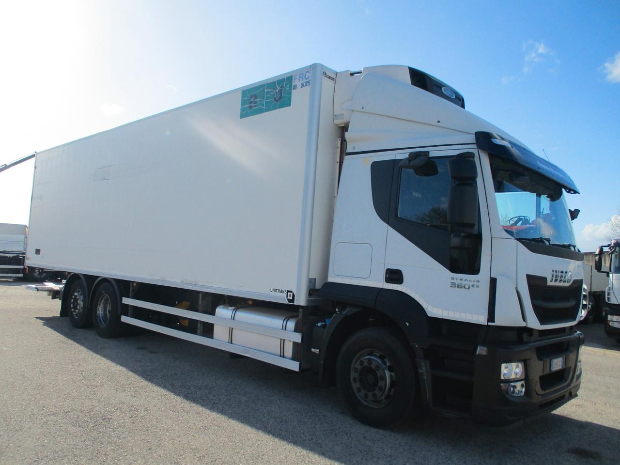 Iveco STRALIS 360 E5 FRIGO+SPONDA 9.60M 23P ATPFNA 08/28