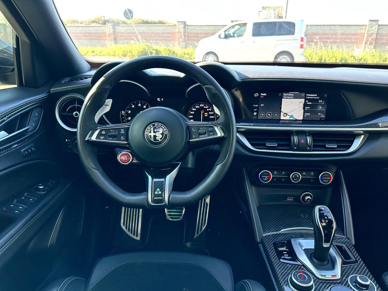 Alfa Romeo Stelvio 2.9 Bi-Turbo V6 510 CV AT8 QUADRIFOGLIO VERDE TETTO + AKRAPOVIC