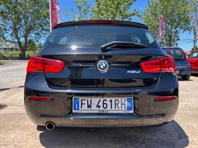 Bmw 118d SPORT LED TOT BLACK FINANZIAMENTO SENS AN