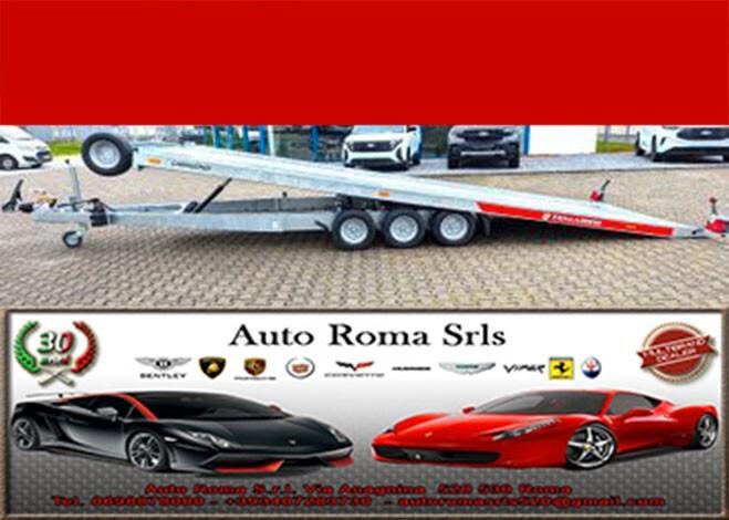 RIMORCHIO TEMARED CARKEEPER 5820S/3 RIBALTABILE A 3 ASSI