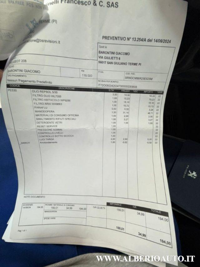 PEUGEOT 208 1.4 8V HDi 68CV 5p. Active