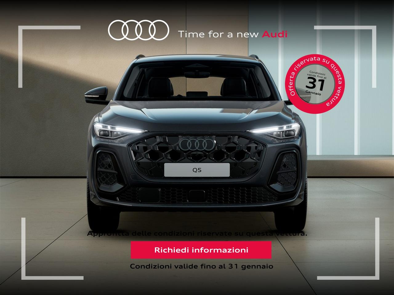 Audi Q5 2.0 tdi mhev+ s line edition quattro 204cv s-tronic