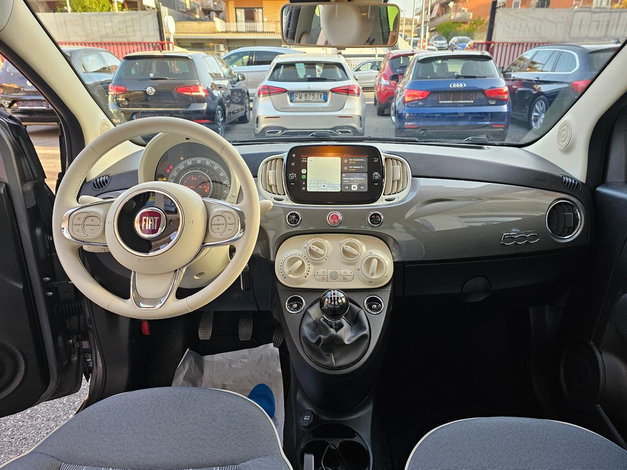 Fiat 500 1.0 Hybrid Lounge TAGL CERT UC 7 ANDROID/APPLE NEOPAT OK