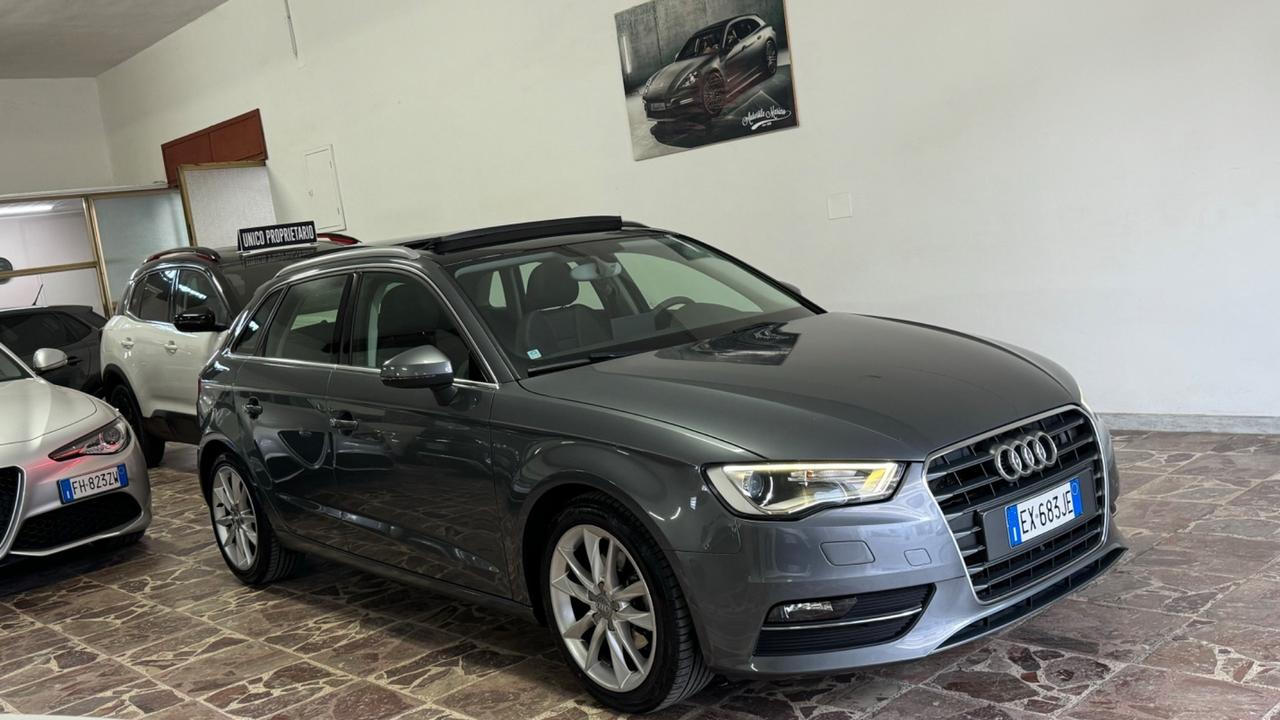 Audi A3 2.0 TDI 150 CV diesel tetto apribile-2014