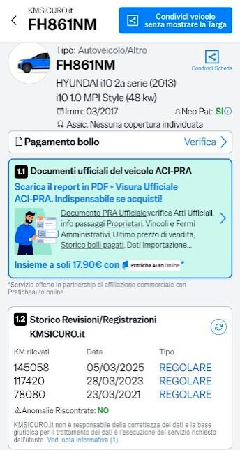 Hyundai i10 1.0 MPI Login