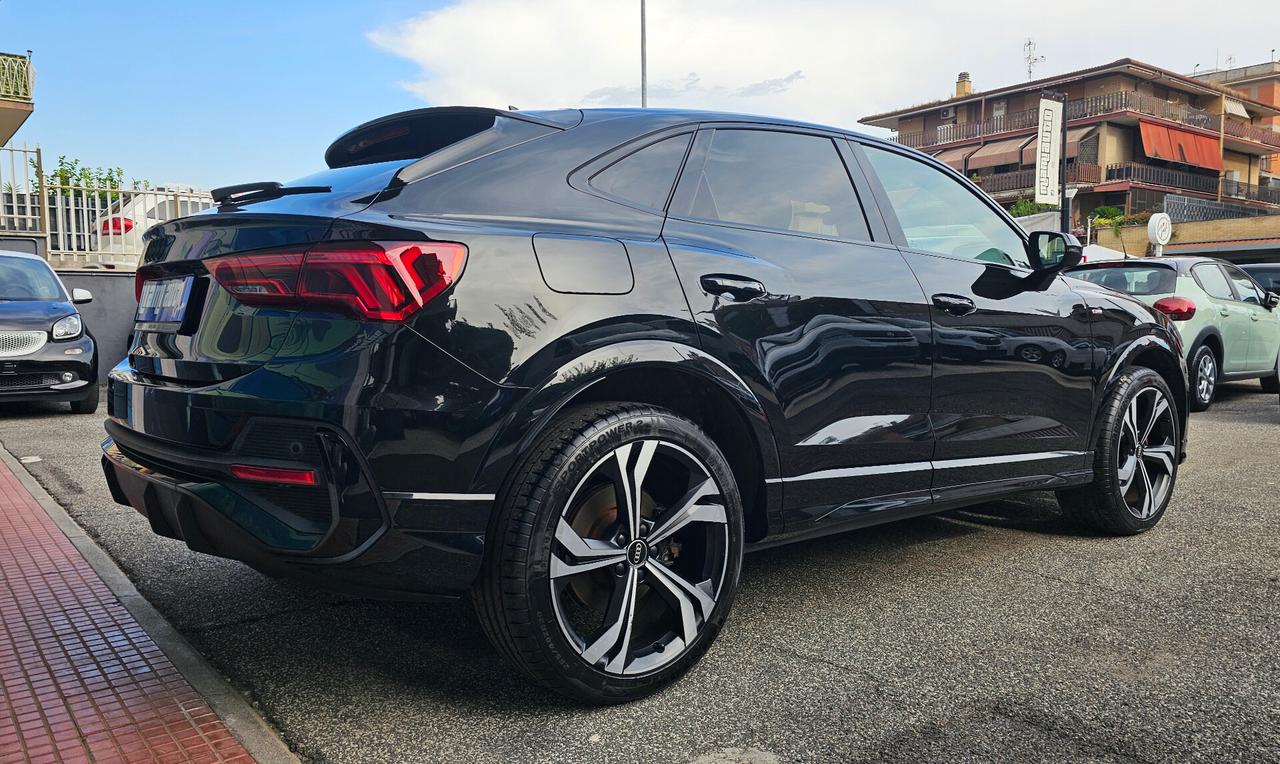 Audi Q3 SPB 45 TFSIe 245CV S tronic line IDENTITY BLACK UNIPRO' IVA ESPOSTA TAGL UFF