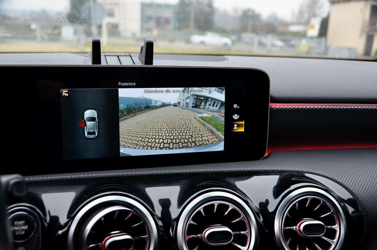 MERCEDES-BENZ A 180d SPORT 116cv AUTO, UFF ITALIANA, SERVICE CON FATTURE, EURO 6D, FARI LED, NAVI, RETROCAMERA, APPLE ANDROID, LUCI 64 COLORI, PERMUTE