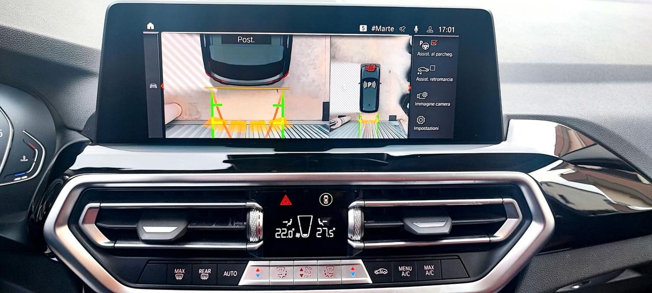 BMW X3 con telecamere perimetrali 2022
