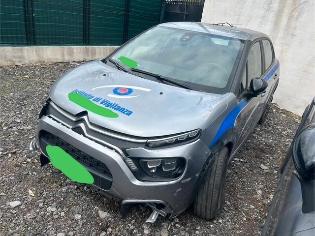 Citroen C3 2022 incidentata sinistrata