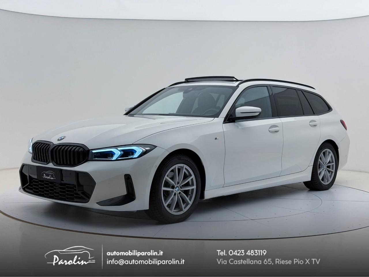 BMW 320 d Touring mhev 48V xdrive MSport Tetto-Gancio-Pelle-Winter-360°