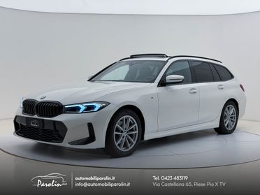 BMW 320 d Touring mhev 48V xdrive MSport Tetto-Gancio-Pelle-Winter-360°