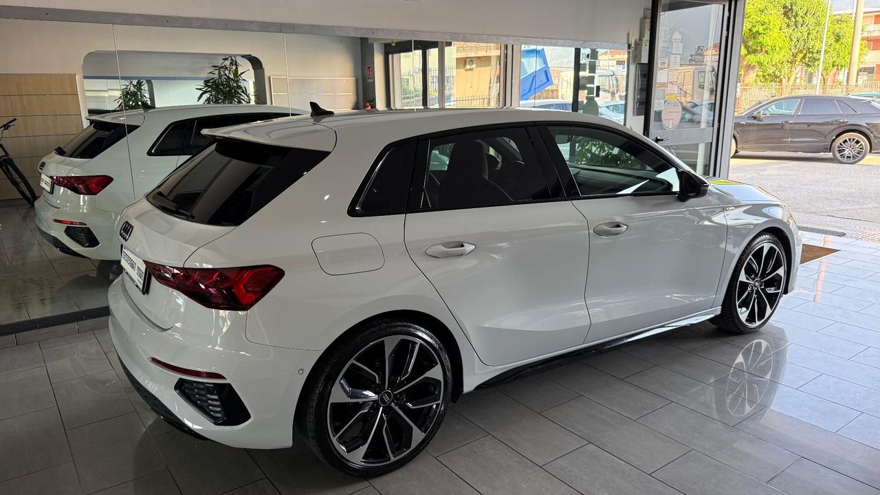 AUDI A3 SPORTBACK S LINE IDENTITY BLACK