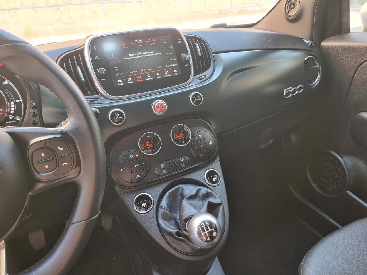 Fiat 500 1.2 S 70 CV SPORT INT PELLE ITALIANA