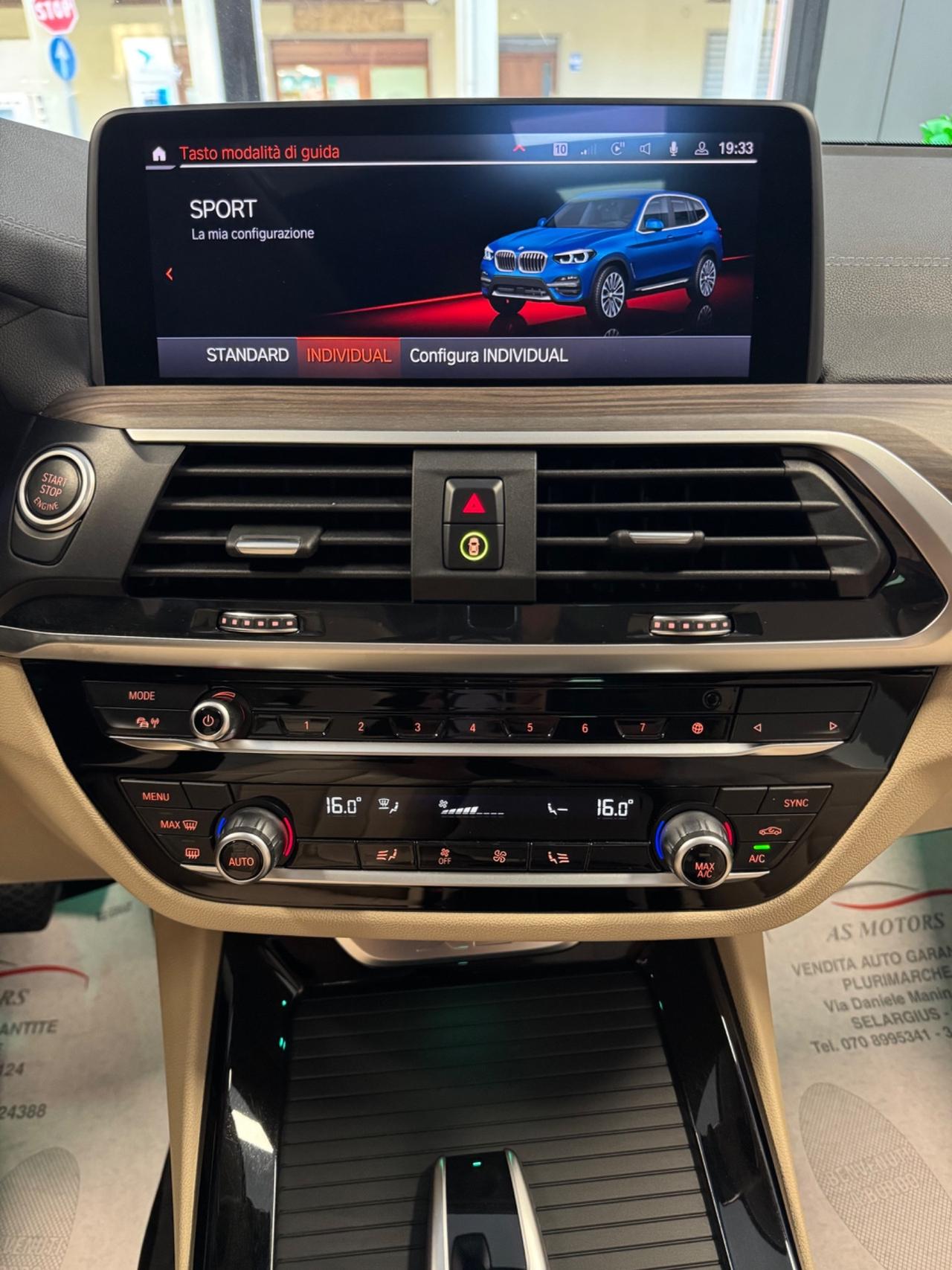 Bmw X3 20D X DRIVE LUXURY LINE TETTO APRIBILE